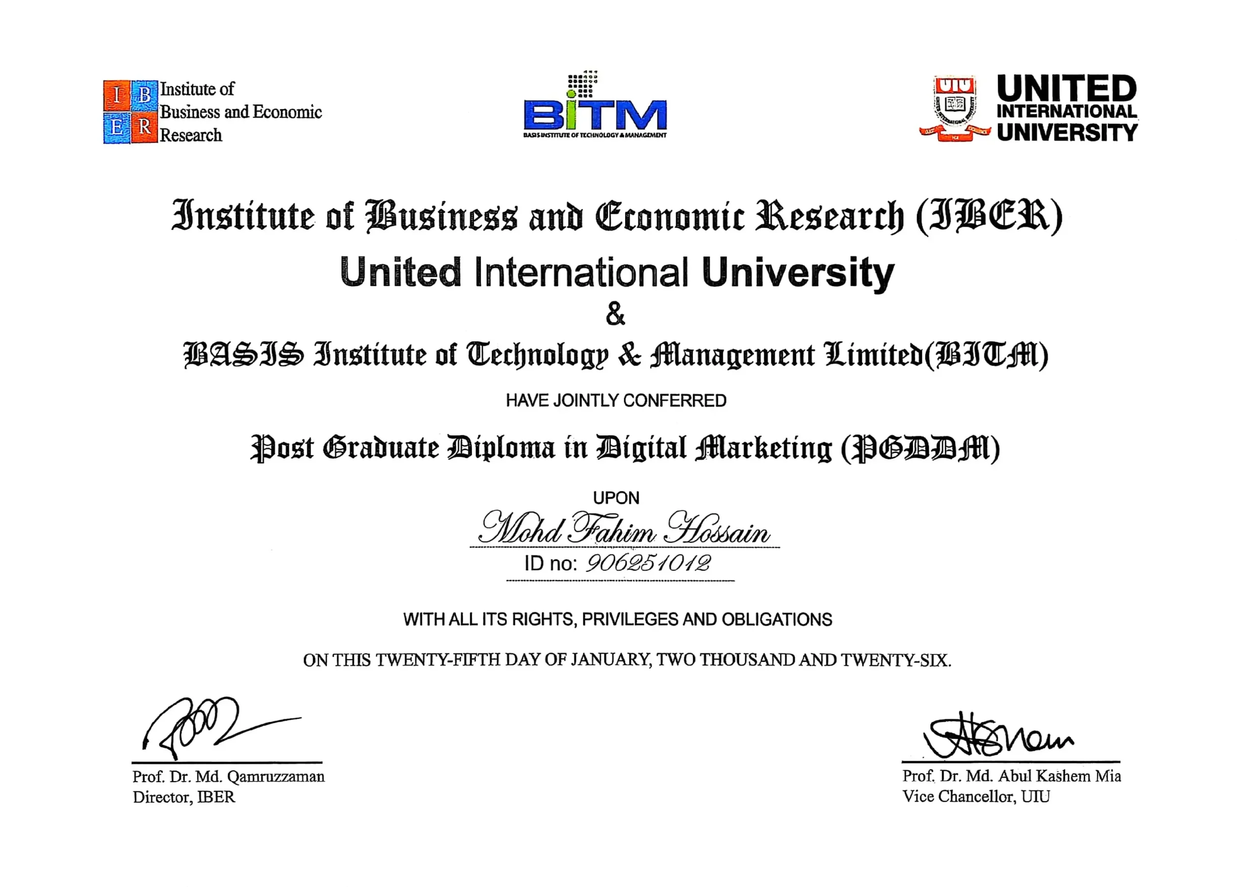Mohd-Fahim-Hossain-DIgital-Marketing-Certificate